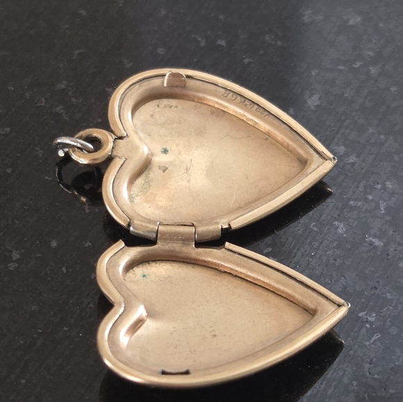 Antique Edwardian Heart Locket 1/20 12K Gold Filled | Early 20th Century (c.1900 - Picture 6 of 9
